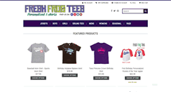 Desktop Screenshot of freshfrogtees.com